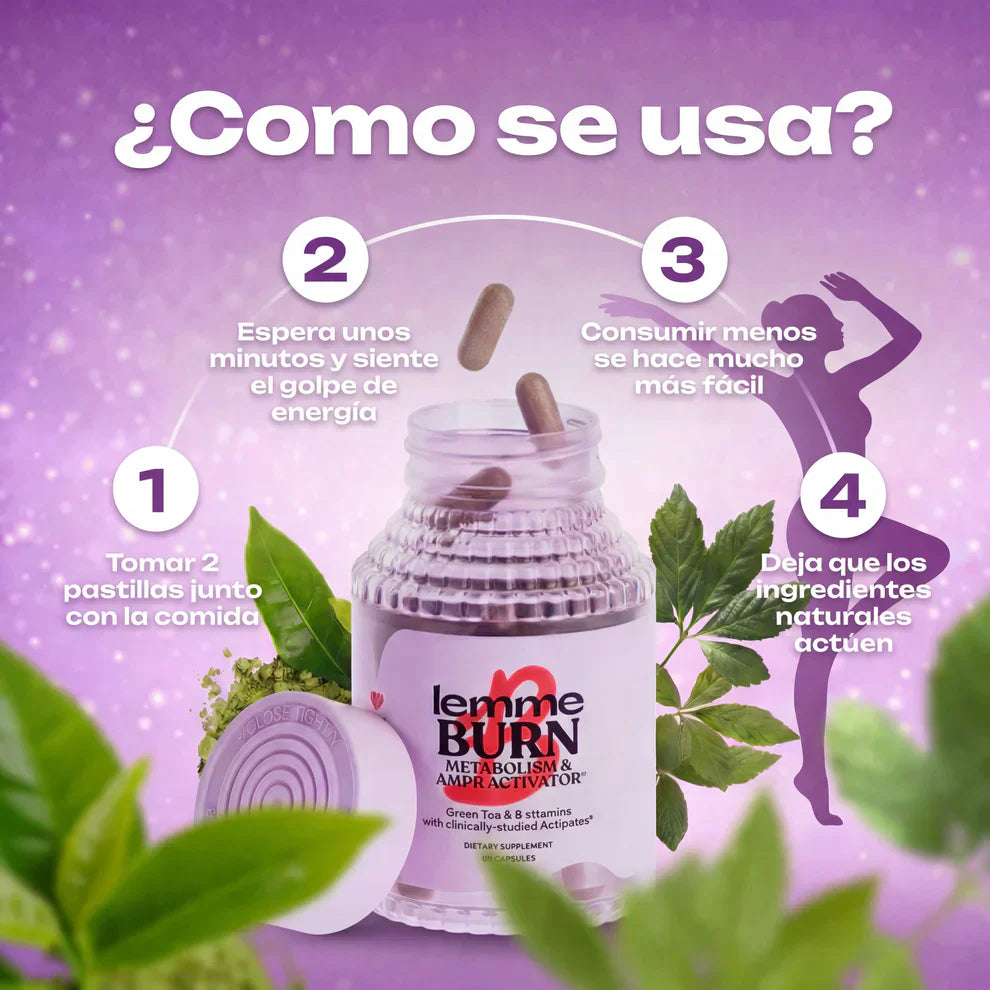 LEMME BURN | Quemador de Grasa Natural - Resultados Visibles en solo 12 días 🤩