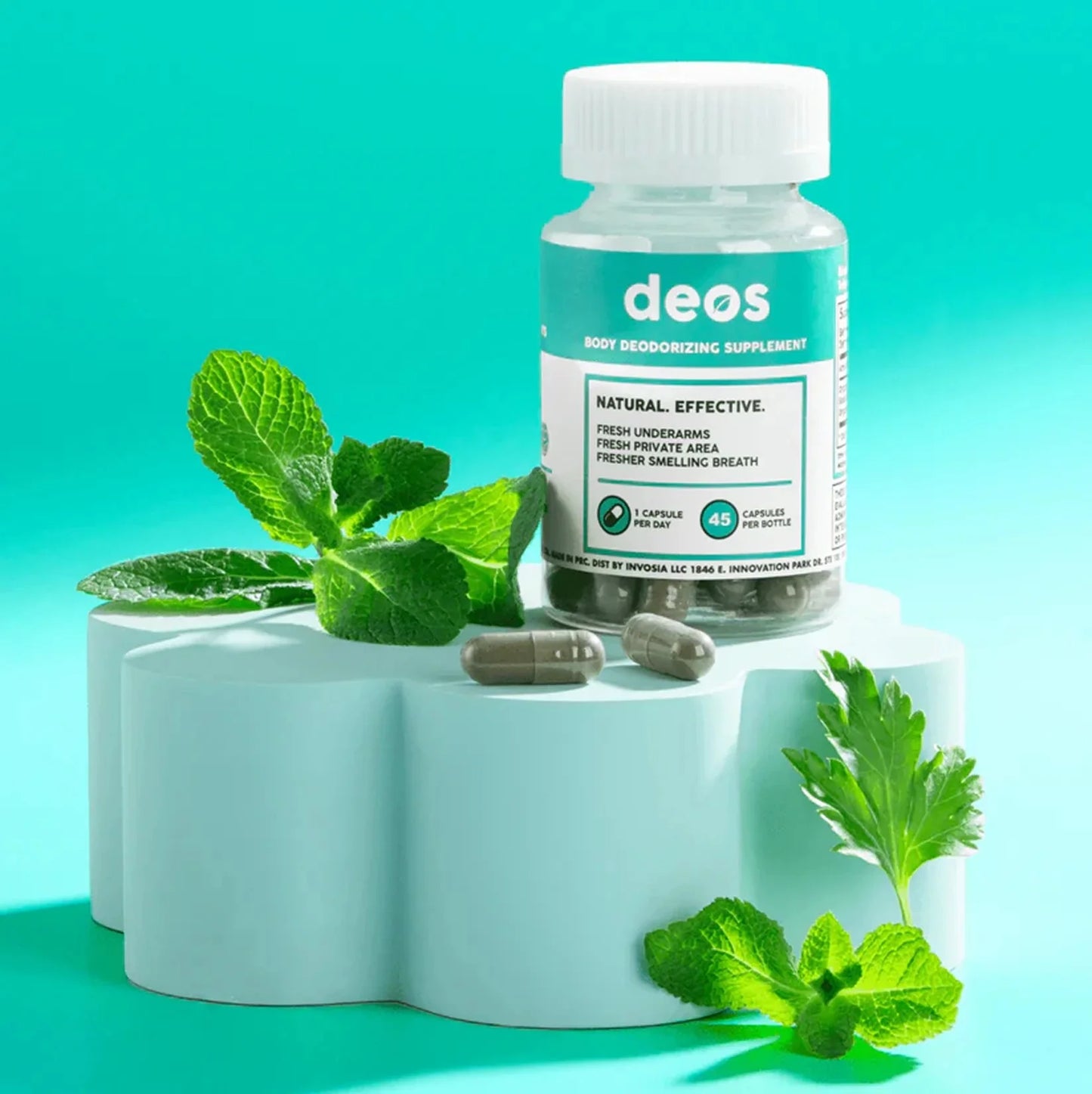 Suplemento Desodorante Natural DEOS™ | Elimina el mal olor corporal desde la raiz
